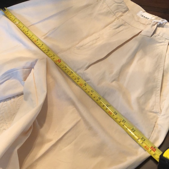 🆕 Frame twill pleated cargo lightweight belt loops cotton trousers - Picture 15 of 15